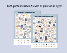 Load image into Gallery viewer, Doctrine and Covenants I Spy Games - The Restoration and D&C