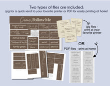 Load image into Gallery viewer, Come Follow Me AND Children and Youth FAMILY Bulletin Board