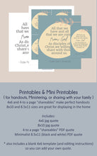 Load image into Gallery viewer, RS lesson handouts for Relief Society Tithing: Opening the Windows of Heaven - Elder Neil L. Andersen - October 2023