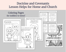 Load image into Gallery viewer, April 28-May 4 Lesson Helps for Home, Church | Primary Come, Follow Me 2025 | D&C 41-44 "My Law to Govern My Church"