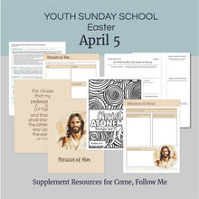 Load image into Gallery viewer, April BUNDLE | LDS Come, Follow Me Youth Lesson Outlines for Home and Church | 4 Lesson Plans