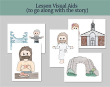 Load image into Gallery viewer, April Full MONTH NURSERY Lesson Helps (4 Lessons) Come Follow Me for Toddlers