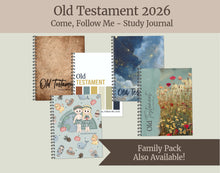 Load image into Gallery viewer, Old Testament Scripture Study Journal for LDS Come, Follow Me 2026 | Floral Fields Cover