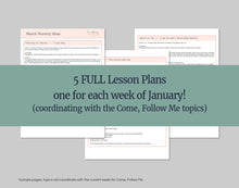 Load image into Gallery viewer, March Full MONTH NURSERY Lesson Helps (5 Lessons) Come Follow Me for Toddlers