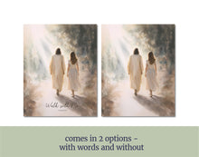 Load image into Gallery viewer, Young Women Walk with Me Poster and Cards | 2026 Youth Theme YW Printable Posters, Moses 6:34