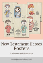 Load image into Gallery viewer, New Testament Heroes Posters 8.5x11, 11x14