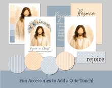 Load image into Gallery viewer, Young Women "Rejoice in Christ" Bulletin Board | 2027 LDS Youth Theme
