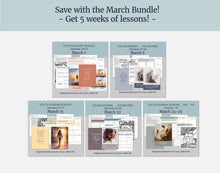 Load image into Gallery viewer, March BUNDLE | LDS Come, Follow Me Youth Lesson Outlines for Home and Church | 5 Lesson Plans