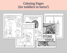 Load image into Gallery viewer, July 28-August 3, Lesson Helps for Home, Church | Primary Come Follow Me 2025 | D&C 84 "The Power of Godliness" | Games, Coloring Activities