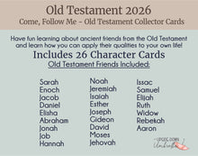 Load image into Gallery viewer, Old Testament Heroes Collector Cards | Bible Learning Stories and Games