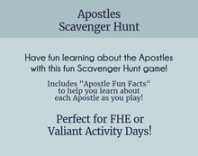 Load image into Gallery viewer, General Conference Apostle Scavenger Hunt Game (Digital Download)