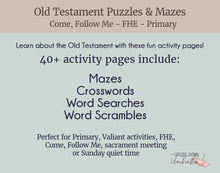 Load image into Gallery viewer, Old Testament Puzzles and Mazes