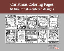 Load image into Gallery viewer, Christ-centered Christmas Coloring Pages