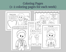 Load image into Gallery viewer, November Full MONTH NURSERY Lesson Helps, Come Follow Me for Toddlers | 5 Minute Lesson Outline & Coloring Pages | Nursery Children age 1-3 (Copy) (Copy)