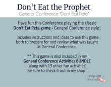 Load image into Gallery viewer, Don't Eat the Prophet | General Conference "Don't Eat Pete" Game