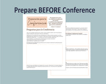 Load image into Gallery viewer, diario de conferencia general abril 2026 | Little Lamb *SPANISH* General Conference Journal April 2026 | Printable Notebook *DIGITAL*