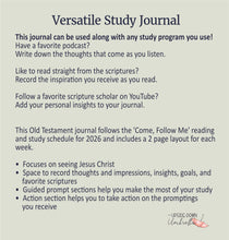 Load image into Gallery viewer, Old Testament Scripture Study Journal Come, Follow Me 2026 | Creation Skies Cover