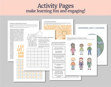 Load image into Gallery viewer, August 4-10, Lesson Helps for Home, Church | Primary Come, Follow Me 2025 | D&C 85-87 "Stand Ye in Holy Places" | Games, Coloring Activities