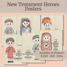 Load image into Gallery viewer, New Testament Heroes Posters 8.5x11, 11x14