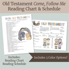 Load image into Gallery viewer, Old Testament reading chart for Come, Follow Me 2026, Reading scheudle
Games for LDS Primary children, Valiant Activities, Activity Days, LDS families, LDS games, Christian games, bible games for families, bible games for kids. Printable bible games, printable old testament games, Sunday School, Bible learning games, Come Follow Me, LDS Scripture Games Family Home Evening, FHE, simple lds activities for families, Latter-day Saint Families, fun lds games for family night, interactive bible lessons for famil