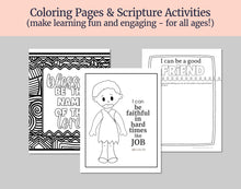 Load image into Gallery viewer, August 10-16 | Come Follow Me Primary Lesson | “Yet Will I Trust in Him” | Job, Trials, Good Friends, Jesus Christ is my Redeemer