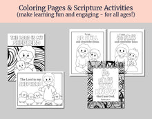 Load image into Gallery viewer, August 17-23 | Come Follow Me Primary Lesson | “The Lord Is My Shepherd” | Psalms | Be Still