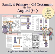 Load image into Gallery viewer, August BUNDLE | Primary Come, Follow Me Lesson Helps for Home & Church