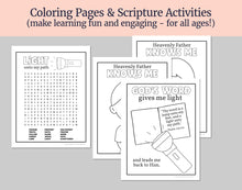 Load image into Gallery viewer, August 31- September 6 | Come Follow Me Primary Lesson | “Let Every Thing That Hath Breath Praise the Lord” | God's Word is a Light