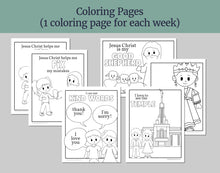Load image into Gallery viewer, August Full MONTH NURSERY Lesson Helps (5 Lessons) Come Follow Me for Toddlers