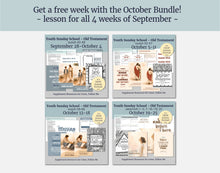 Load image into Gallery viewer, October BUNDLE | LDS Come, Follow Me Youth Lesson Outlines for Home and Church | 4 Lesson Plans