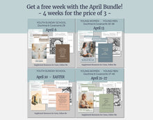 Load image into Gallery viewer, April BUNDLE | YOUTH Come, Follow Me Helps for Home and Church