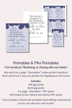 Load image into Gallery viewer, April 2023 General Conference Printable quotes - "Abide in Me, and I in You; Threfore Walk with Me" Elder David A. Bednar