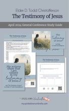 Load image into Gallery viewer, RS lesson outline, Relief Society Lesson Helps for teachers - The Testimony of Jesus - Elder D. Todd Christofferson - April 2024 General Conference