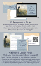 Load image into Gallery viewer, Lesson helps for RS and EQ for The Testimony of Jesus - Elder D. Todd Christofferson - April 2024 General Conference . discussion questions, slides, lesson outline and study helps for Relief Society teachers