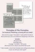 Load image into Gallery viewer, There Can Be Nothing So Exquisite and Sweet as Was My Joy - Elder Craig C. Christensen - - April 2023 General Conference Study Kit