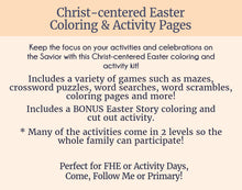 Load image into Gallery viewer, Christ Centered Easter Coloring and Activity Pages