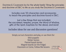 Load image into Gallery viewer, Doctrine and Covenants Scripture Pals Cut Outs