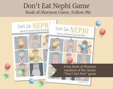 Load image into Gallery viewer, Book of Mormon Don't Eat Pete game for LDS children LDS families - Don't Eat Nephi