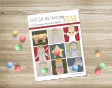 Load image into Gallery viewer, Christmas Nativity game, printable Christmas game Don't Eat Pete Christmas version