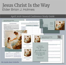 Load image into Gallery viewer, Lesson outline for Relief Society Teachers for
Elder Brian J Holmes
Jesus Christ Is the Way
These RS lesson helps include slides, a study guide, handouts, printables, class discussion questions and personal application items to help you present an engaging Relief Society lesson