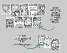 Load image into Gallery viewer, For the Strength of Youth Coloring Pages | LDS Young Women, Young Men | FSY Coloring Pages
