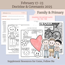Load image into Gallery viewer, Come, Follow Me lesson for home and family, February 17-23- D&C 12-17, JSH 1:66-75- LDS Family and Primary Lesson Helps for Come Follow Me 2025 Doctrine and Covenants - Fellow Servants, Lesson helps for primary teachers, LDS primary lesson,