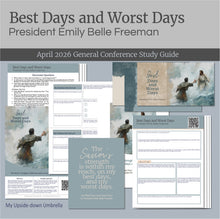 Load image into Gallery viewer, Lesson outline for Relief Society Teachers for
President Emily Belle Freeman - Best Days and Worst Days - April 2026
These RS lesson helps include slides, a study guide, handouts, printables, class discussion questions and personal application items to help you present an engaging Relief Society lesson.