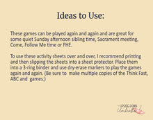 Load image into Gallery viewer, Book of Mormon Printable Activities Pack