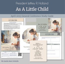 Load image into Gallery viewer, General Conference study guide for President Jeffrey R Hollands talk - Spiritually whole in Him, April 2025 General Conference, relief society lesson helps for LDS women, RS lesson ideas, lesson handouts, study worksheets and workbook, lesson outline, lesson plan, Relief Society General Conference lesson, Elder’s Quorum lesson, artwork