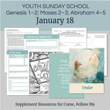 Load image into Gallery viewer, January BUNDLE | LDS Come, Follow Me Youth Lesson Outlines for Home and Church | 4 Lesson Plans