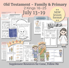 Load image into Gallery viewer, July BUNDLE | Primary Come, Follow Me Lesson Helps for Home & Church