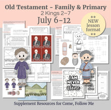 Load image into Gallery viewer, July BUNDLE | Primary Come, Follow Me Lesson Helps for Home & Church