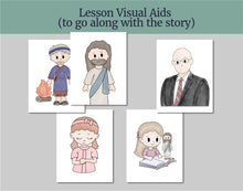 Load image into Gallery viewer, July Full MONTH NURSERY Lesson Helps (4 Lessons) Come Follow Me for Toddlers