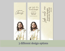 Load image into Gallery viewer, Look unto Me in Every Thought 2025 LDS Youth Theme Bookmarks